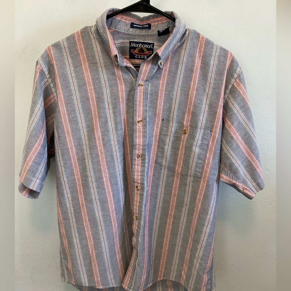 Manhattan Club Vintage Striped button down